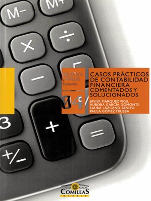 cover image of Casos prácticos de contabilidad financiera comentados y solucionados